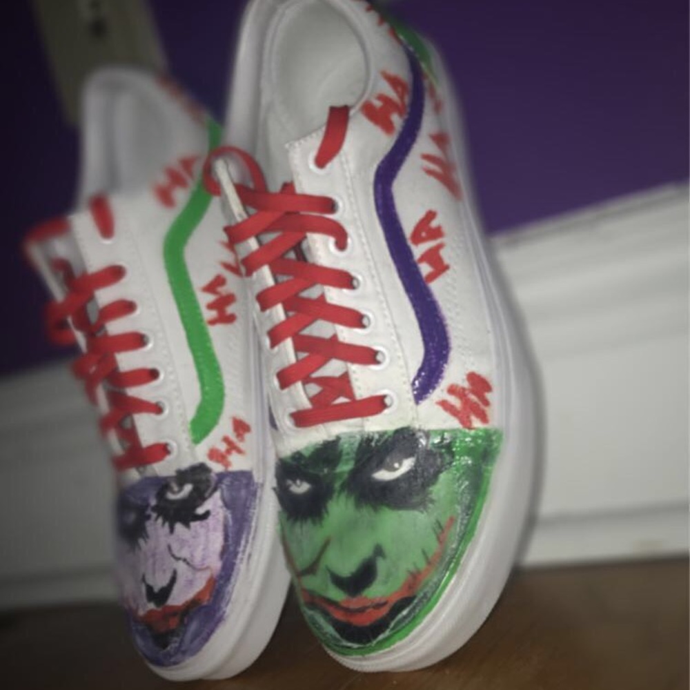 Customized vans joker theme - Picture 2 of 2